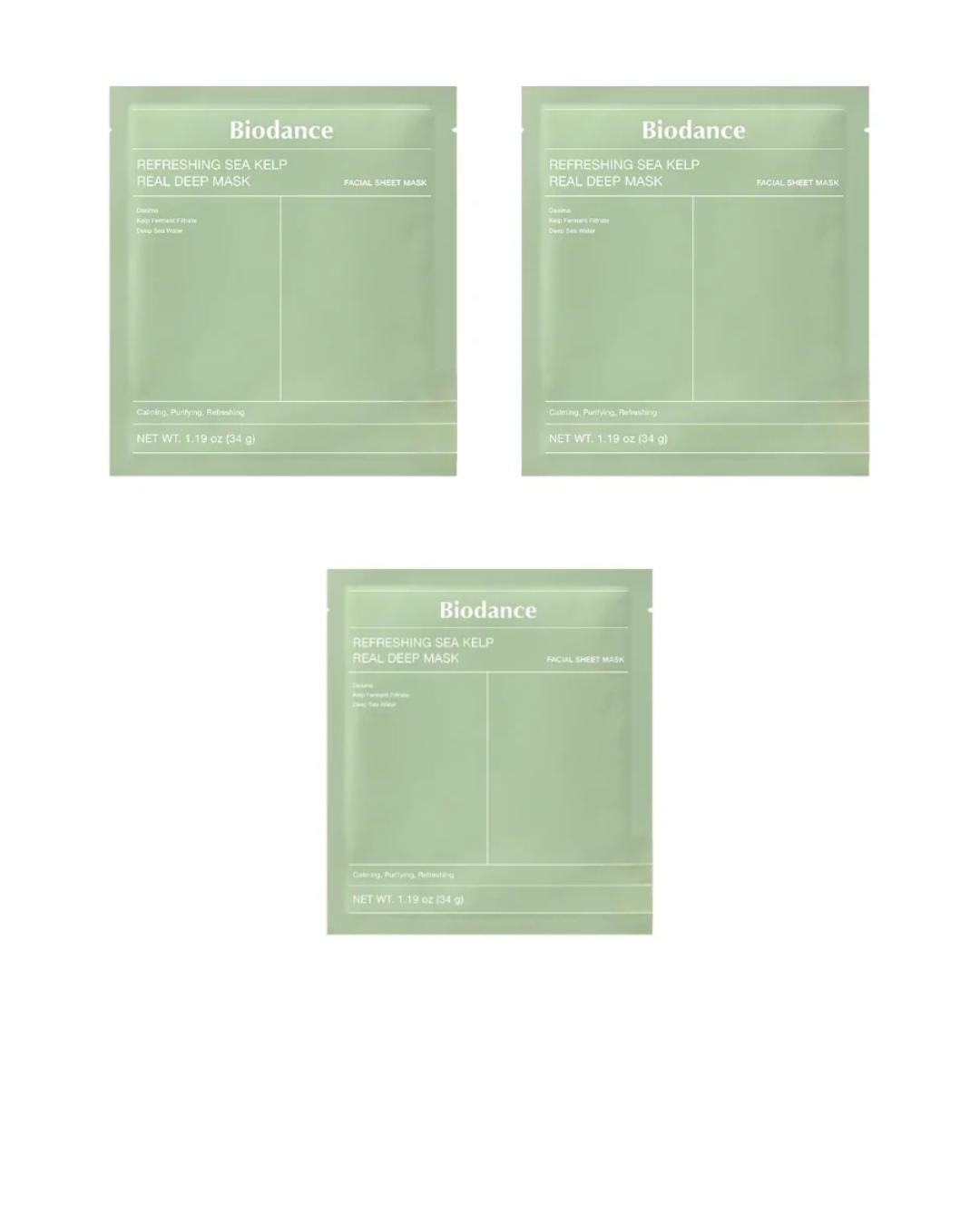 biodance refreshing sea kelp real deep mask pakistan overnight hydrogel face mask oil control hydration 3 sheets