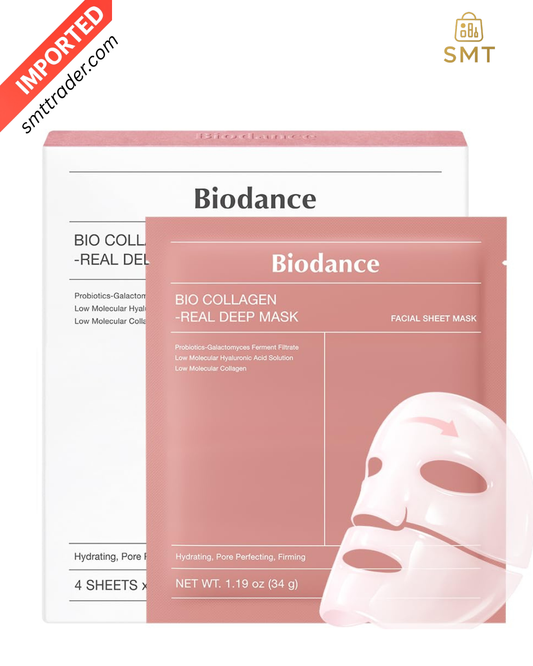 biodance bio collagen real deep mask pakistan overnight hydrogel collagen face mask 4 sheets
