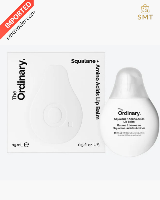 The Ordinary Squalane + Amino Acids Lip Balm – Deep Hydration Lip Repair, For Lips, Elbows, and Cuticles, 0.5 Fl Oz