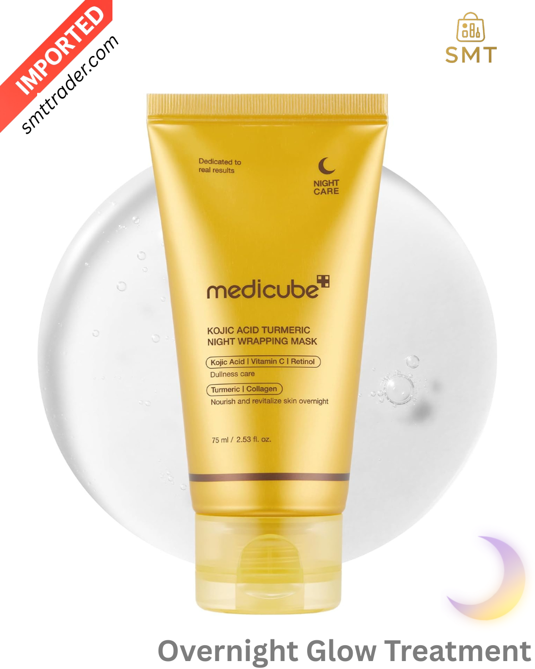 medicube turmeric overnight mask pakistan peel off brightening korean skincare