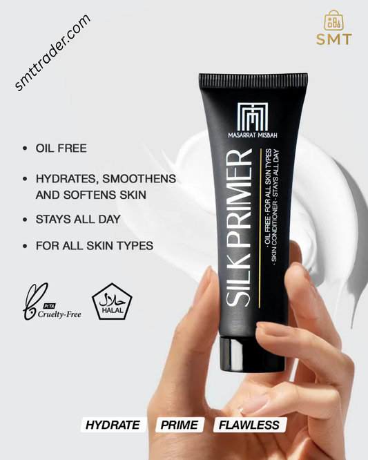 Masarrat Misbah Silk Primer – Smooth Blur Makeup Base for Flawless Skin