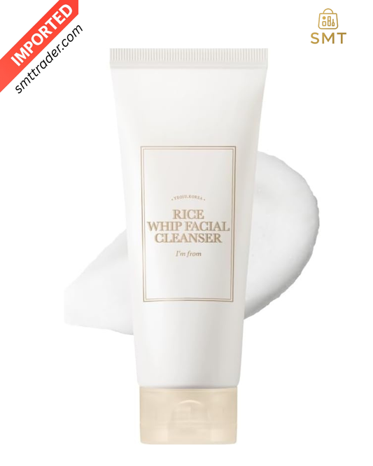 im from rice whip facial cleanser pakistan brightening face wash korean skincare