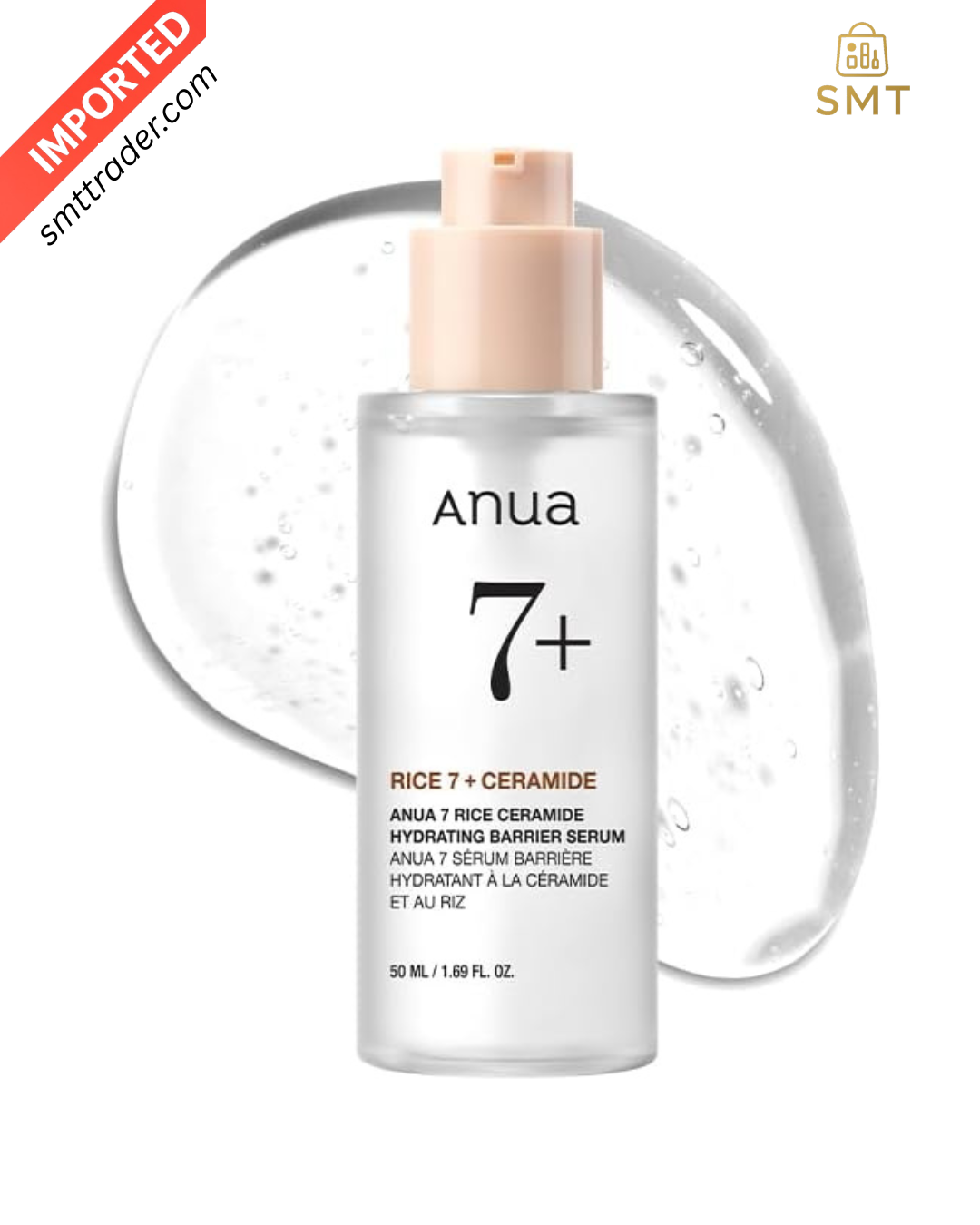 anua rice ceramide serum pakistan hydrating barrier repair korean skincare glow serum