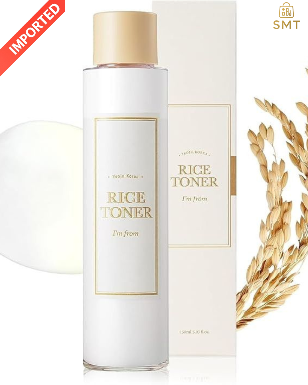 🌾 I’M FROM Rice Toner – Milky Glow Toner with Korean Rice & Niacinamide (150ml / 5.07 fl oz)