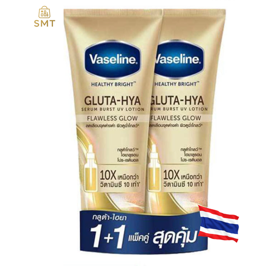 Vaseline Gluta-Hya Flawless Glow, 300ml, Serum-In-Lotion. 100% Original Product , Made in Thailand