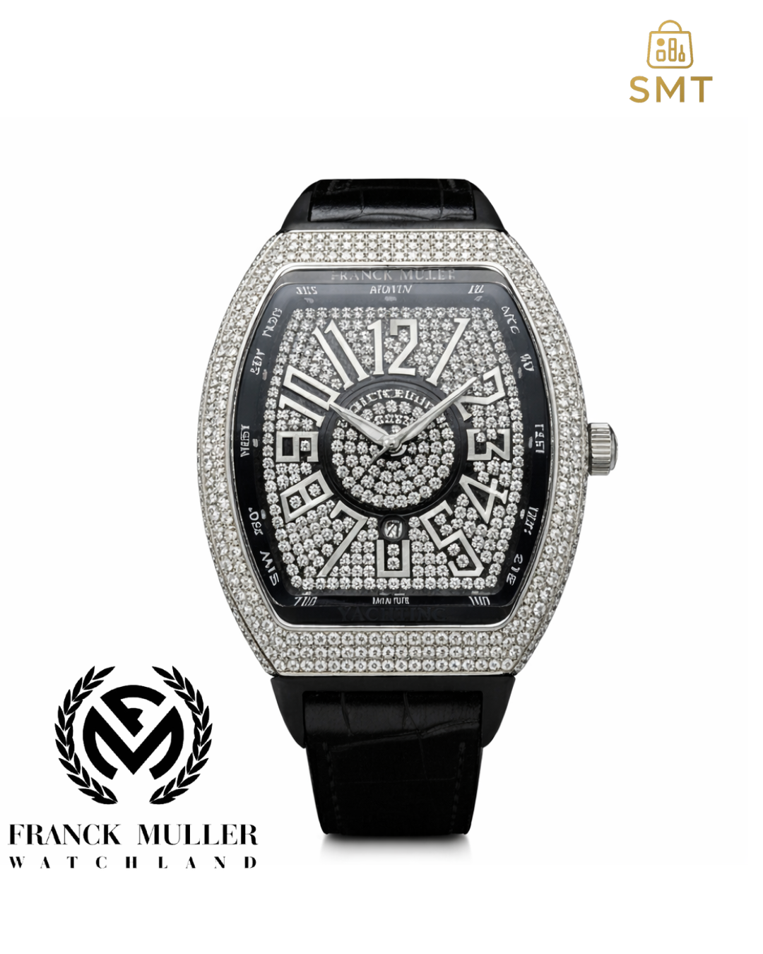 Franck Muller Vanguard Diamond Watch – Luxury Swiss Designer Timepiece