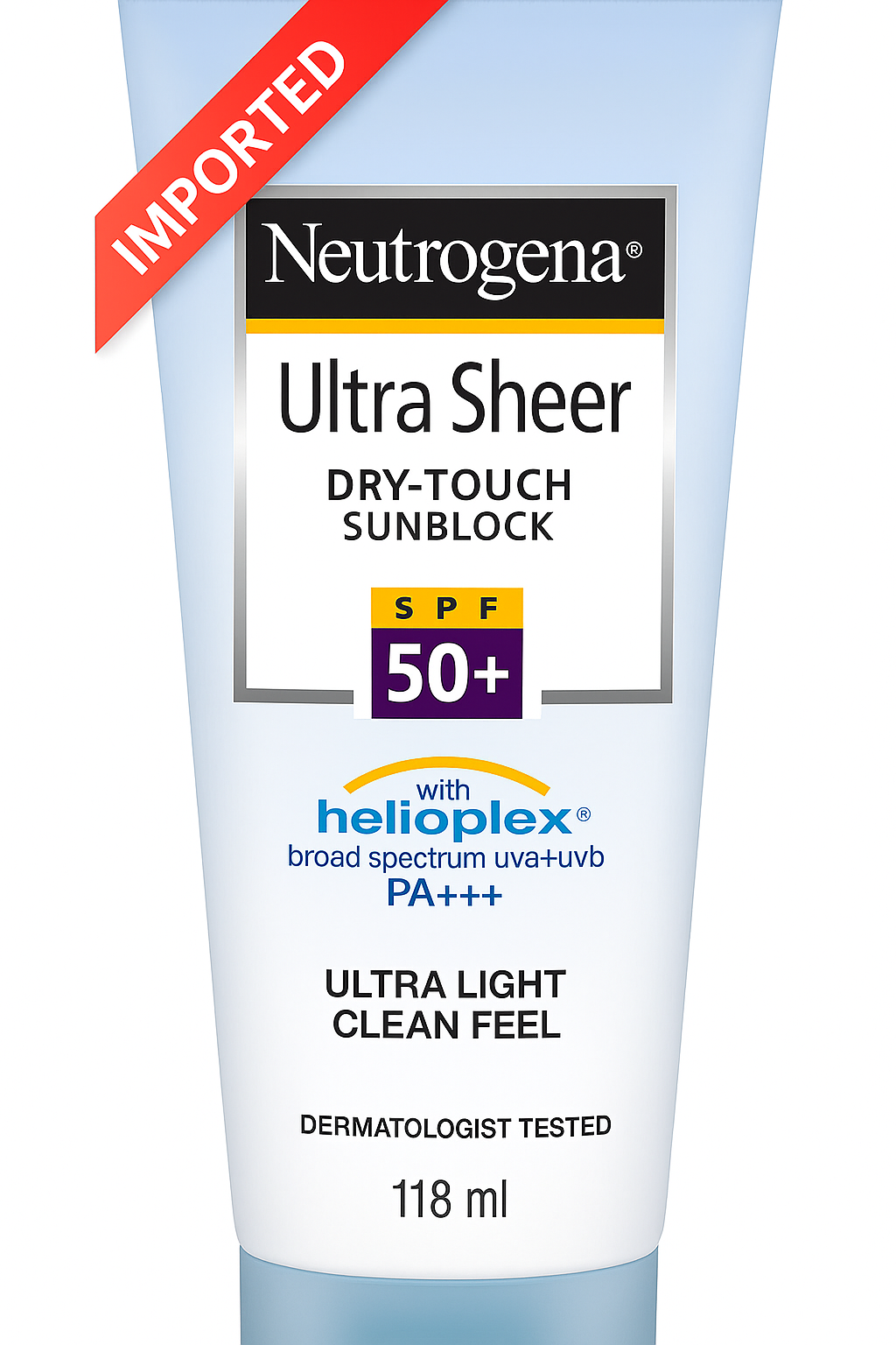 NEUTROGENA Sunscreen - SPF 50 PA+++ Ultra Sheer Dry Touch Sunblock SPF 50+ 118ml