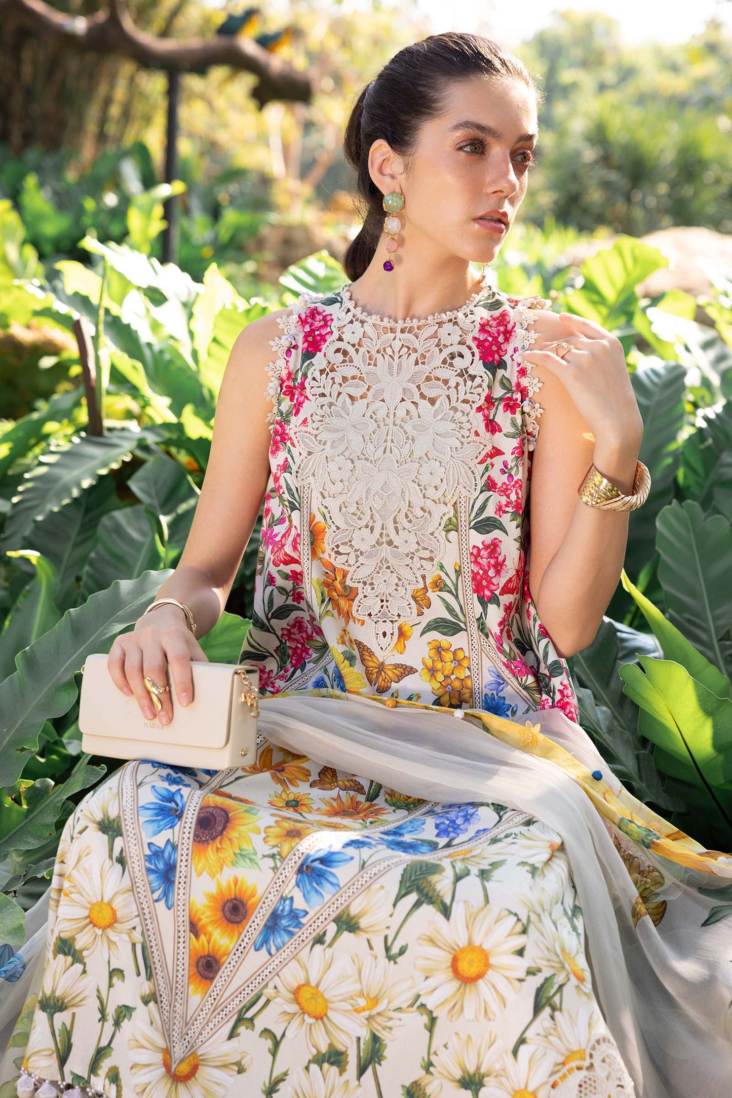 MARIA.B. Original 3 Piece Unstitched Embroidered Lawn Suit – MPT-2910-A-Vol-07