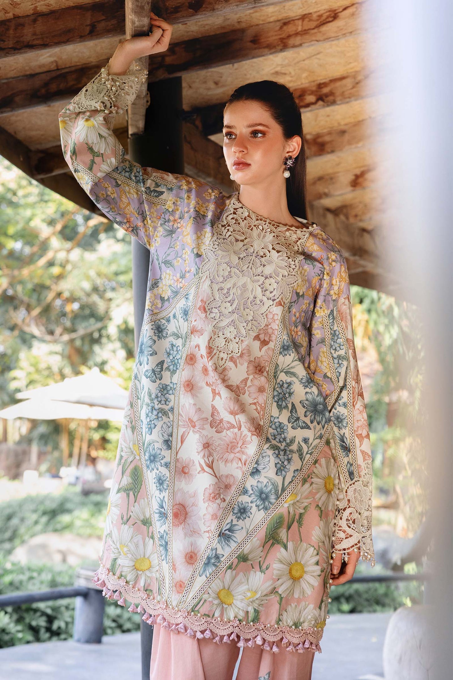 MARIA.B. Original 3 Piece Unstitched Embroidered Lawn Suit – MPT-2910-B-Vol-07