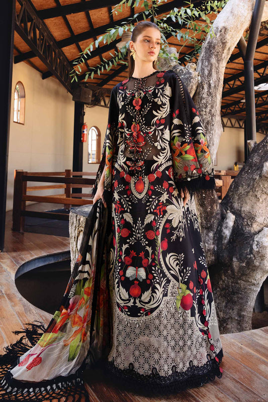 MARIA.B. Original 3 Piece Unstitched Embroidered Lawn Suit – MPT-2912-B-Vol-07