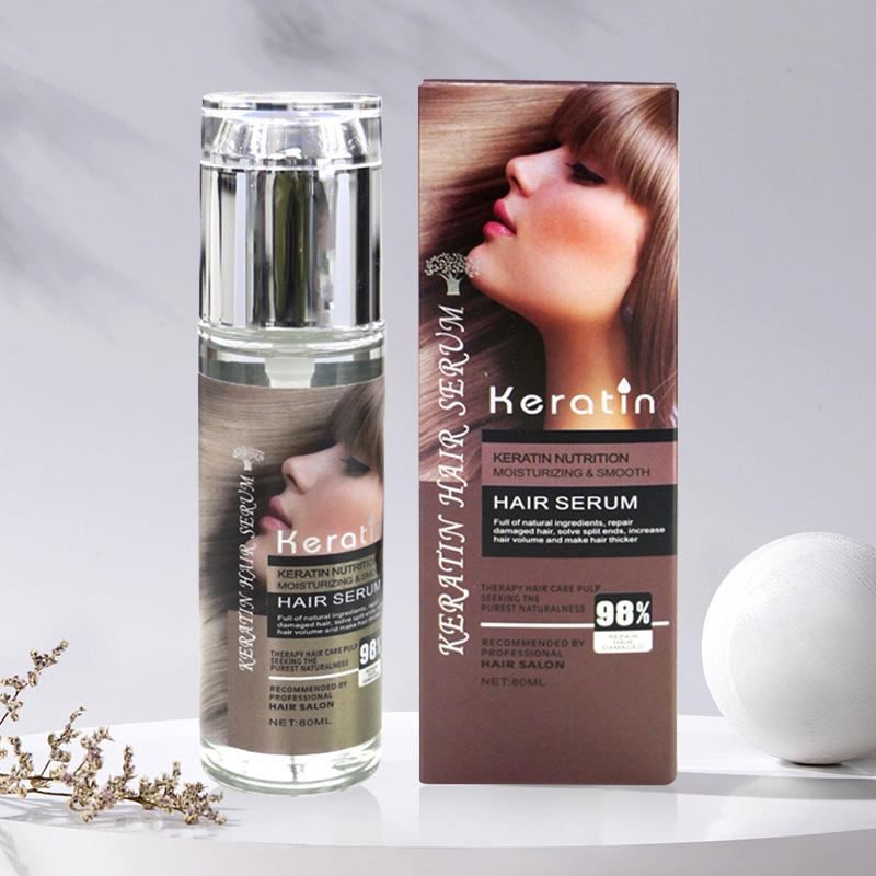 Keratin Hair Serum For Damage Hair Repair