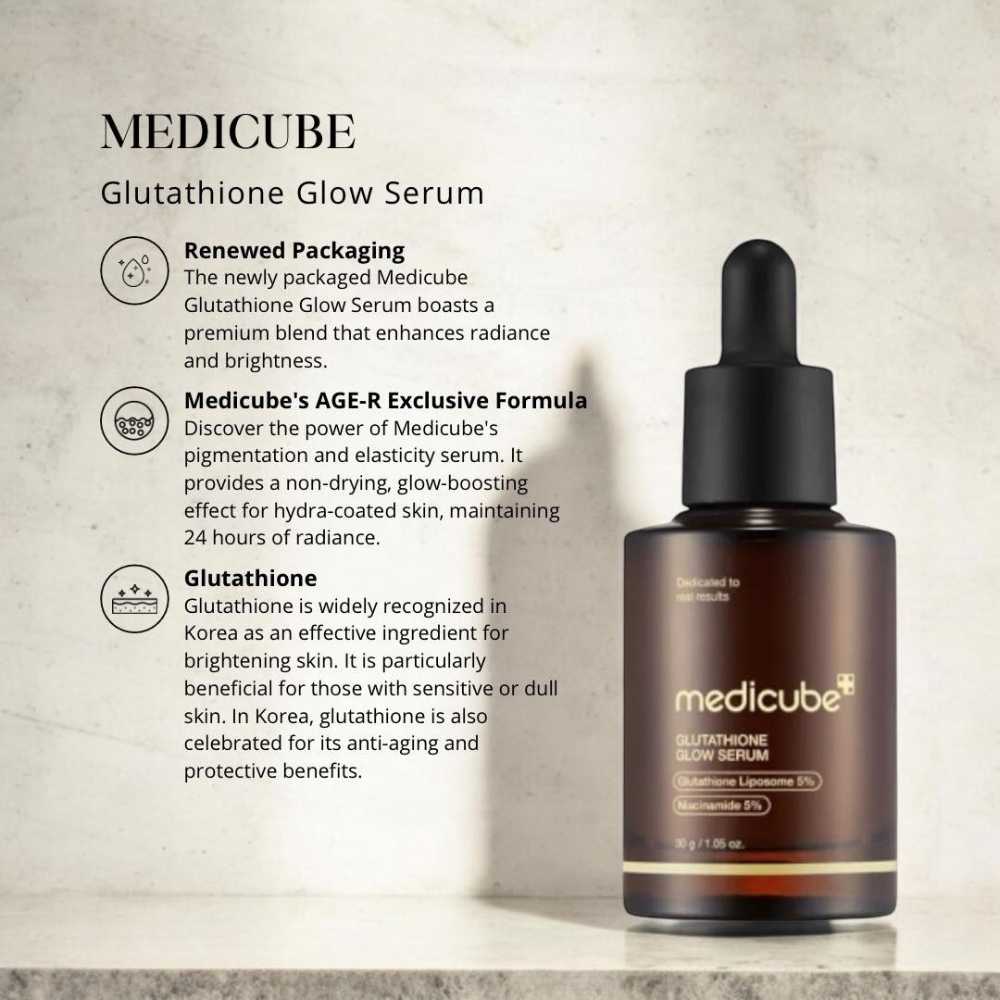 Medicube Age-R Glutathione Glow Serum 30g – Brightening Korean Serum for Glowing, Even Skin Tone in Pakistan