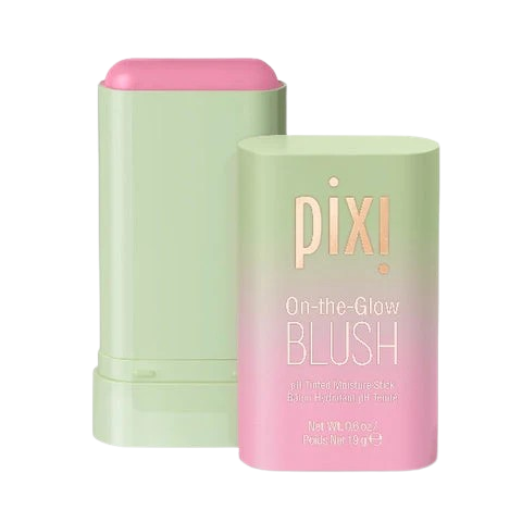 Pixi On-the-Glow Blush Fleur – Dewy Hydrating Stick Blush with Ginseng & Aloe Vera