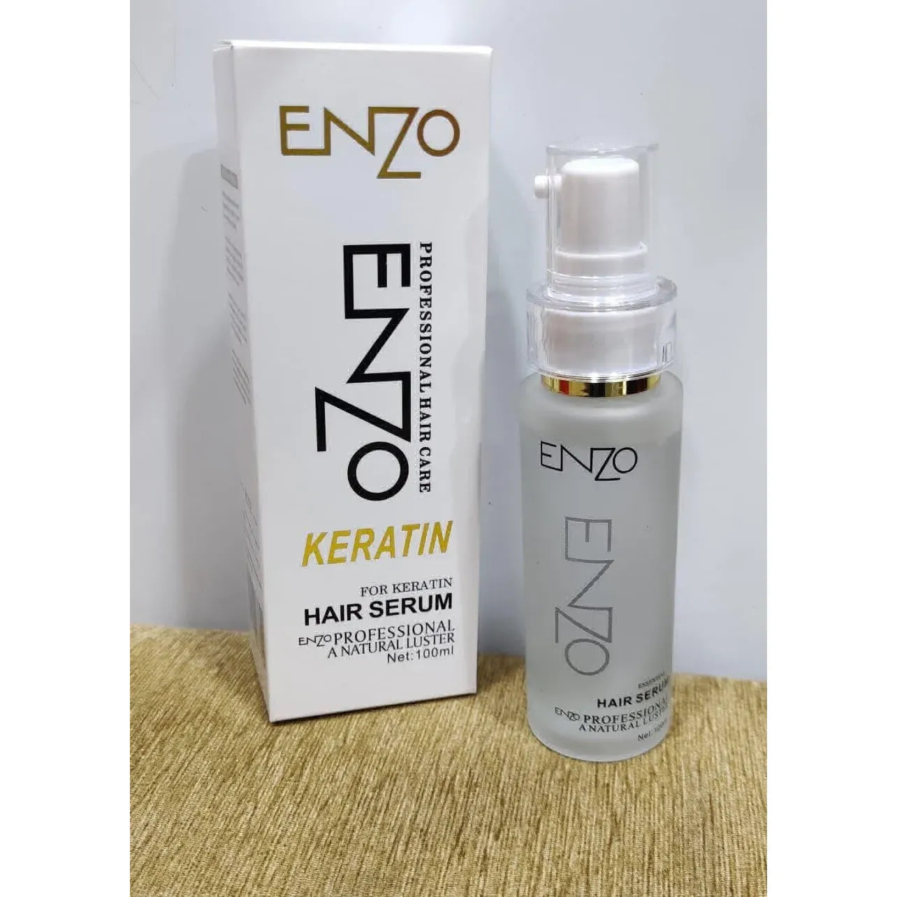 Original Enzo Professional Keratin Hair Serum | Best Solution For Patch's Damaged Hair Smooth Hair - 100 ML